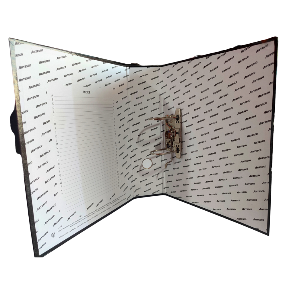 Archivador Artesco Ofic Carton Plomo