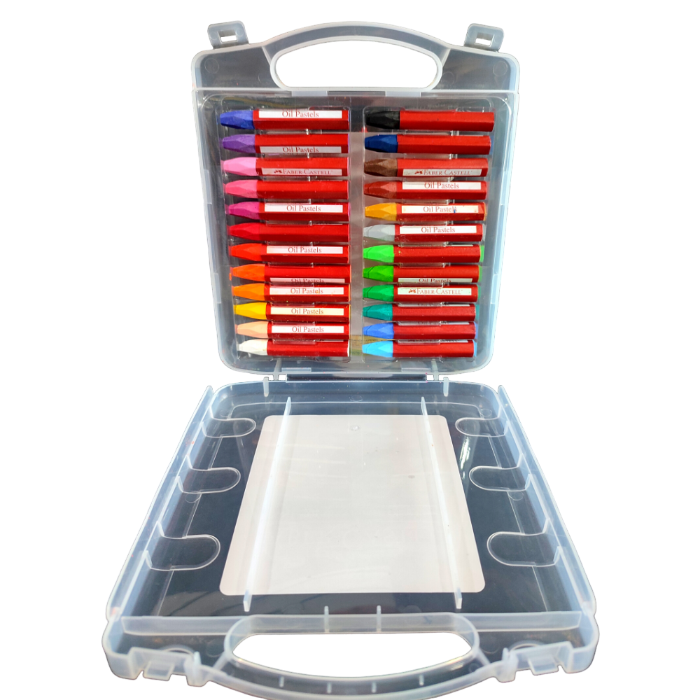 Oleo Pastel X 24 Colores Fabr Castel