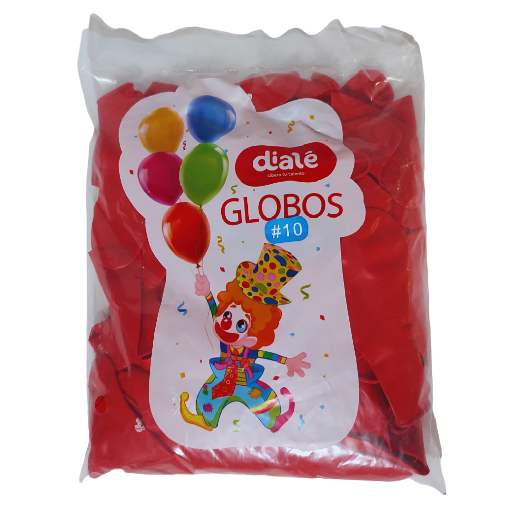 Globo Diale #10 Corazon C/N Diseño