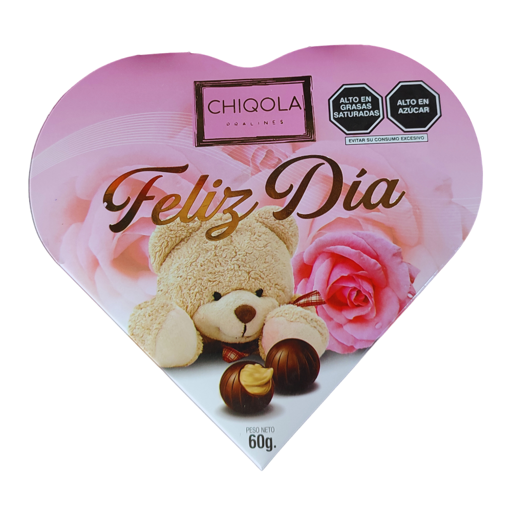 Chocolate Corazon Chiqola 60Gr