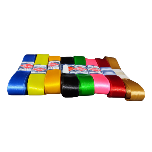 CINTA SATINADA 2.5 CM COLORES