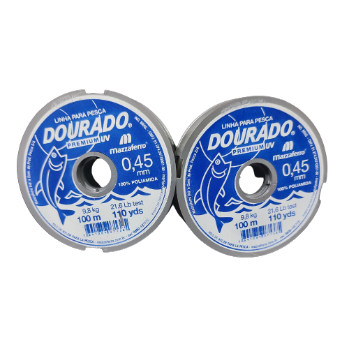CORDEL BLANCO 0.45MM DOURADO X 100MTS