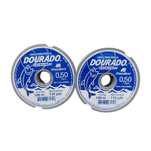 CORDEL BLANCO 0.50MM DOURADO X 100MTS