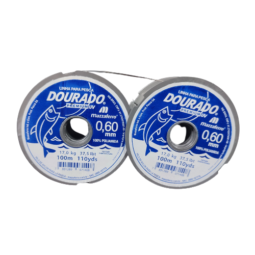 CORDEL BLANCO 0.60MM DOURADO X 100MTS