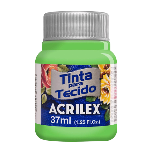 PINT.TINTA TECIDO  37ML VERDE HOJA 510