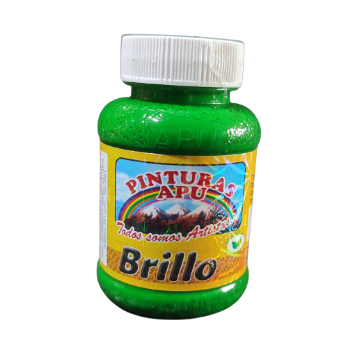 PINTURA APU BRILLO 100 ML VERDE LORO 27A