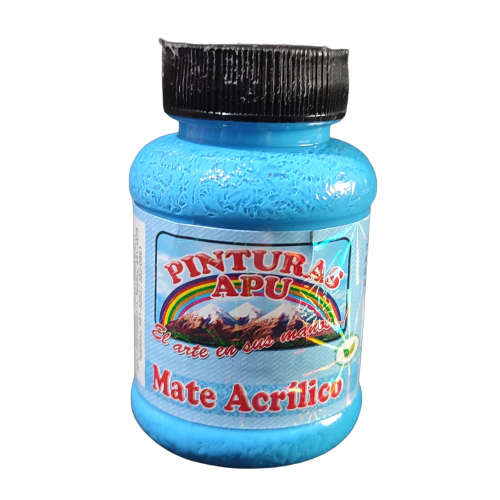 PINTURA APU MATE ACRILICO 100ML CELESTE