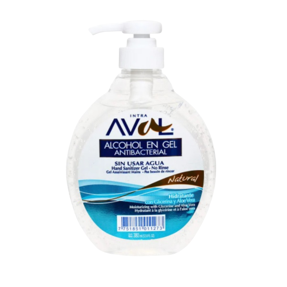 ALCOHOL AVAL HAND GEL NAT 380ML