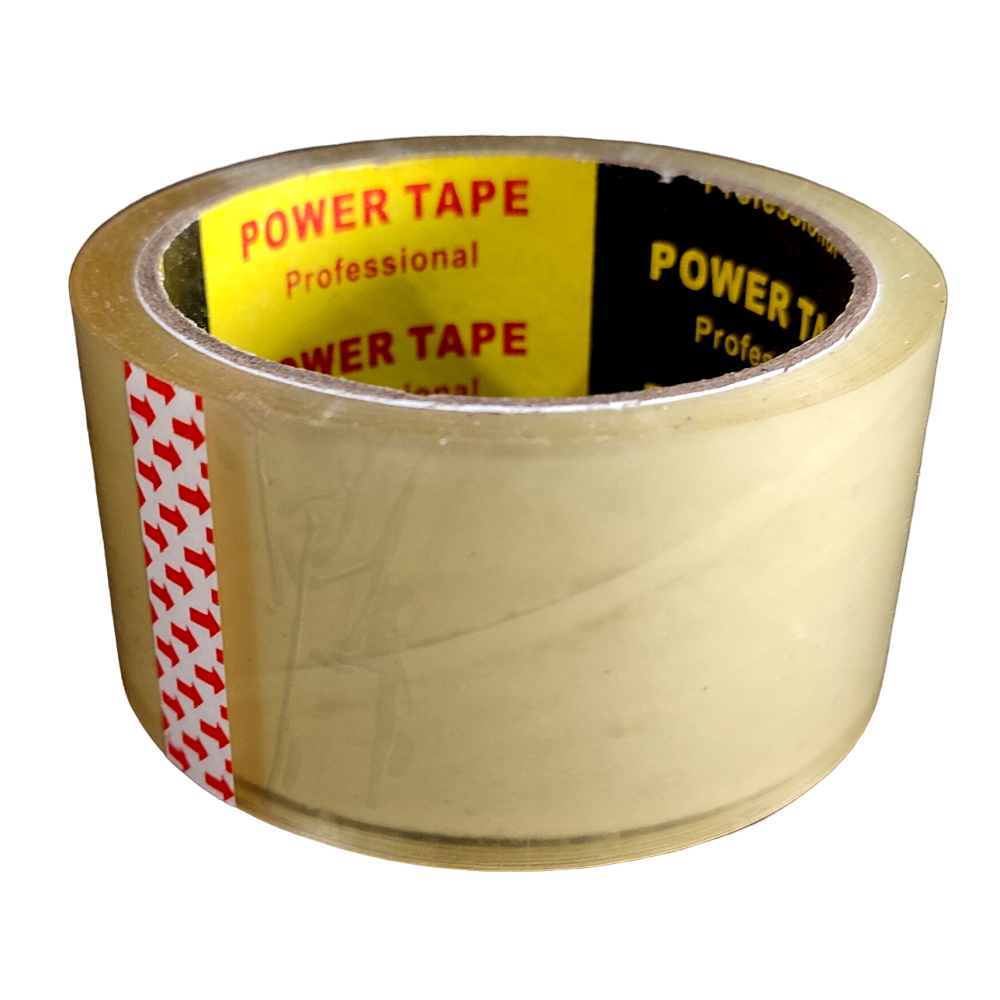 CINTA EMBALAJE POWER TAPE S/M D60 43MIC X 48MM TRANSPARENTE