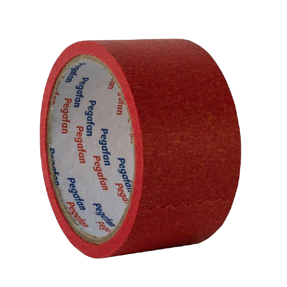 CINTA MASKIN ROJO 48MM (2") X18 MT PEGAFAN 2AZ.2R