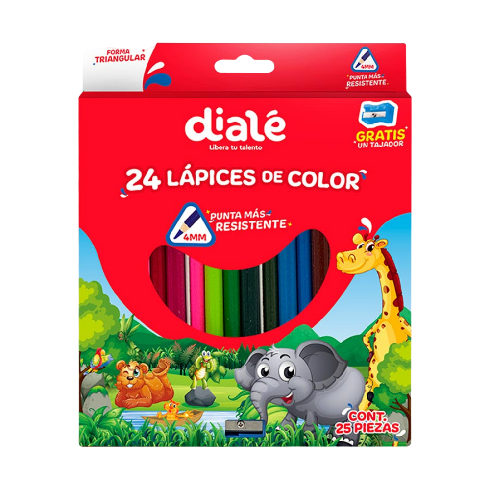 COLORES 4MM DELG X 24 +TAJ DIALE