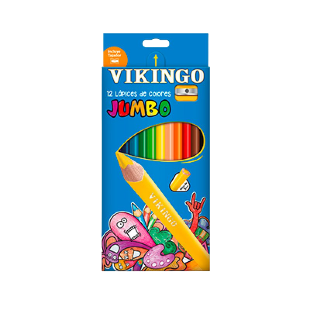 COLORES JUMBO X12 + TAJ VIKINGO