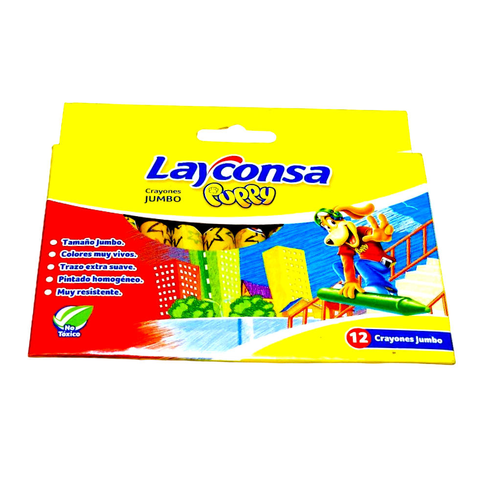 CRAYON JUMBO X 12 LAYCONSA