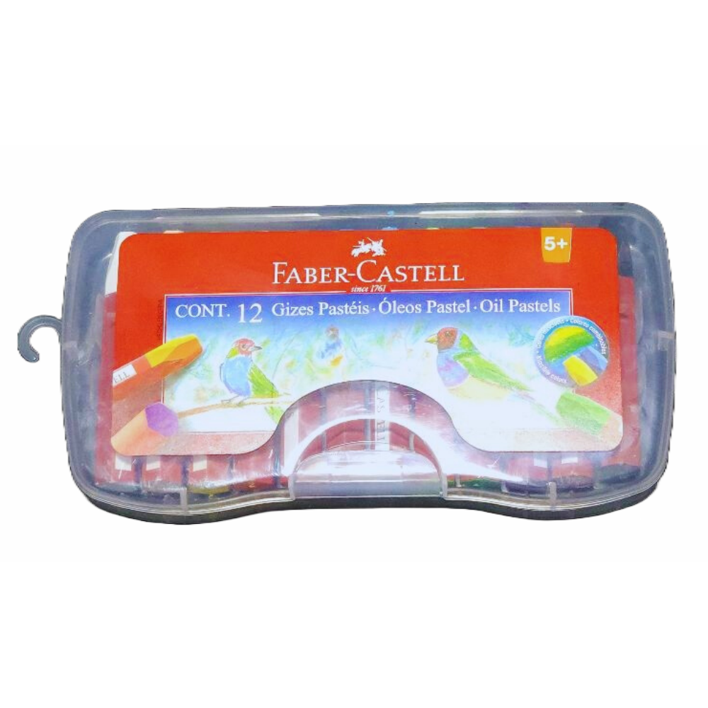 OLEO PASTEL X 12 COLORES FABER CASTEL