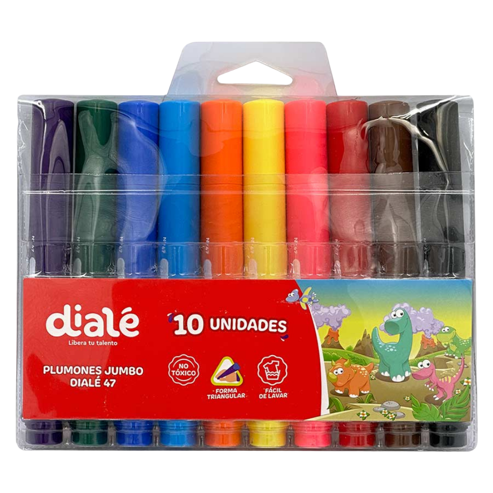 PLUMON JUMBO 47 ESTUCH. X10  DIALE