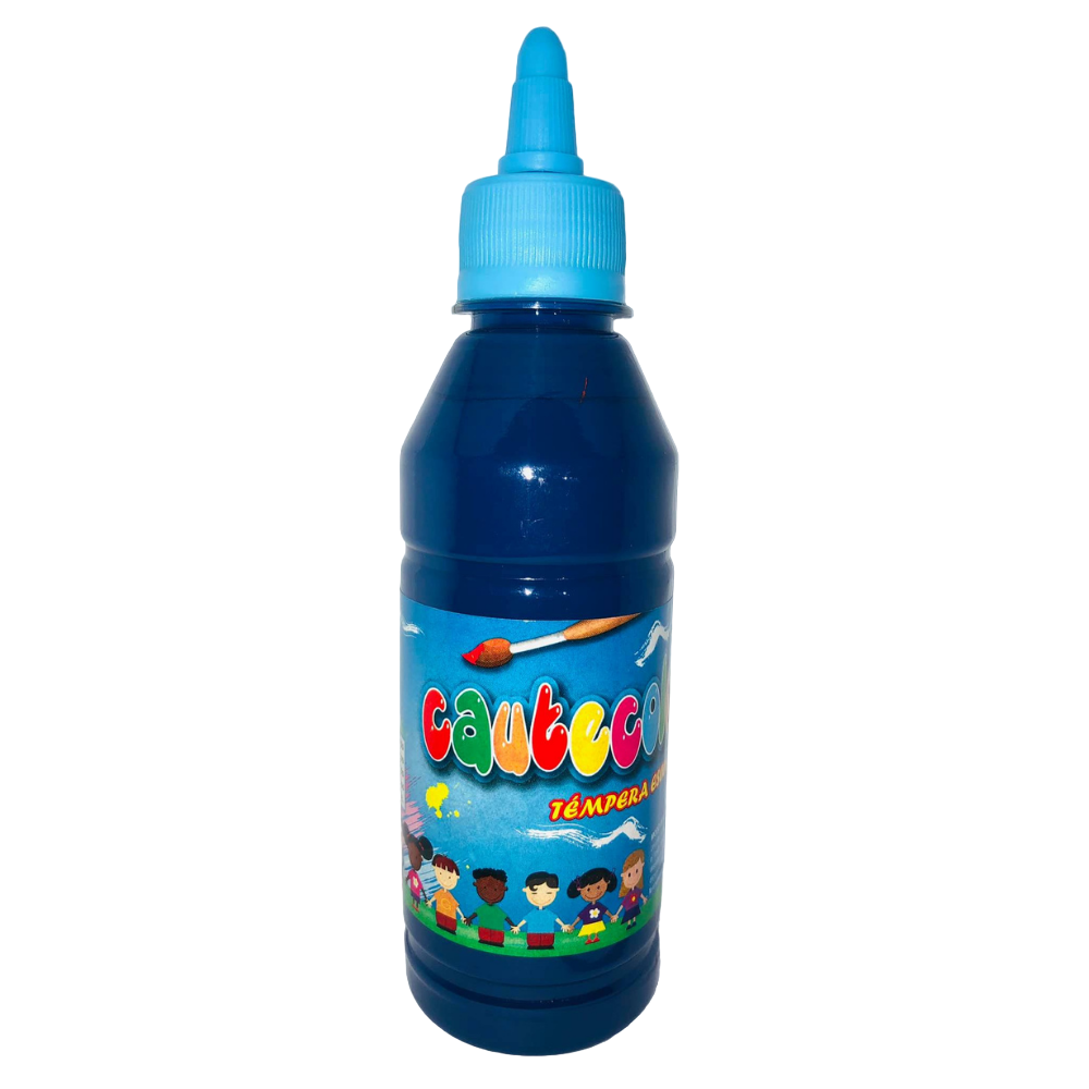 TEMPERA 250GR AZUL CAUTECOLOR