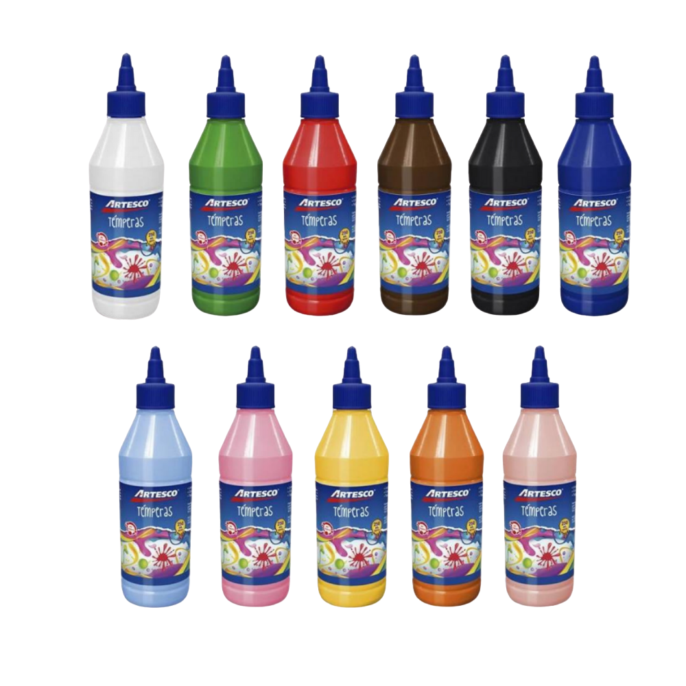 TEMPERA 250GR COLORES ARTESCO