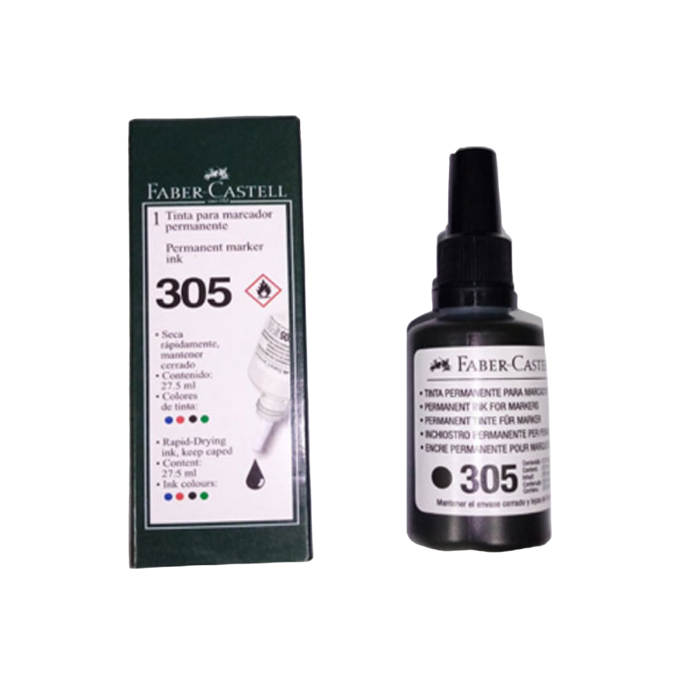 TINTA PARA PLUMON #305 INDELEBLE FABER