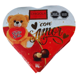 [5866] CHOCOLATE CORAZON CHIQOLA 60GR
