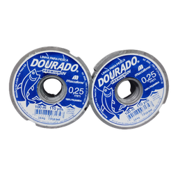 [2803] CORDEL BLANCO 0.25MM DOURADO X 100MTS