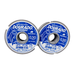 [2804] CORDEL BLANCO 0.30MM DOURADO X 100MTS