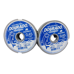 [2807] CORDEL BLANCO 0.45MM DOURADO X 100MTS