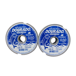 [2808] CORDEL BLANCO 0.50MM DOURADO X 100MTS