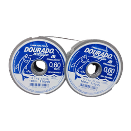 [2809] CORDEL BLANCO 0.60MM DOURADO X 100MTS