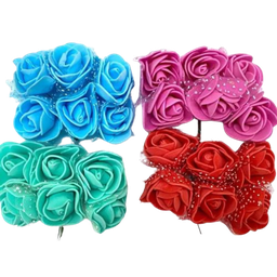 [2915] FLOR EVA C/N TELA 3.5 COLORES 