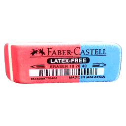 [3596] BORRADOR MIXTO GOMA LATEX FABER S/F