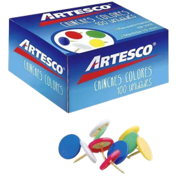 [3614] CHINCHES COLORES X 40 UNID PLASTIFIC. ARTESCO S/F