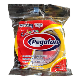 [3625] CINTA MASKIN AMARILLO 24MM (1") X18 MT PEGAFAN