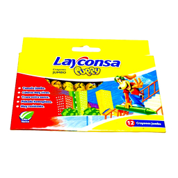 [3661] CRAYON JUMBO X 12 LAYCONSA