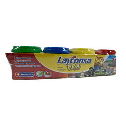 [5703] MASITA MOLDEABLE 5 ONZ X 4 COLORES LAYCONSA