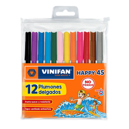 [5725] PLUMON DELG 45 X12 HAPPY EST ZIPPER VINIFAN 
