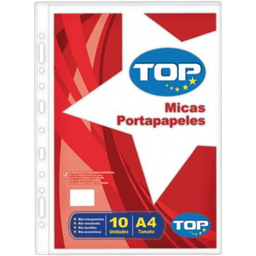 [3763] PORTAPAPELES MICA TOP A4