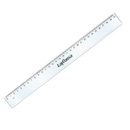 [3844] REGLA 30 CM CRISTAL LAYCONSA