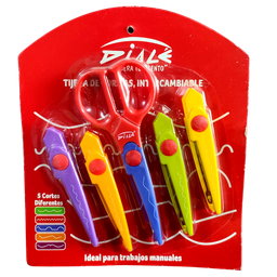 [5746] SET TIJERA C/FORMAS X5 DIALE