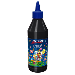 [3896] TEMPERA 250GR NEGRO ARTESCO