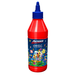 [3889] TEMPERA 250GR ROJO ARTESCO